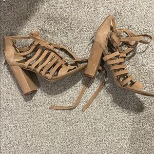 Sam Edelman Block Tan Sandals